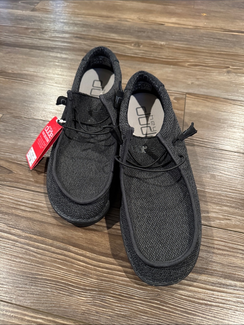 Hey Dude Charcoal Gray Wally Sox Men's Slip-On Loafers